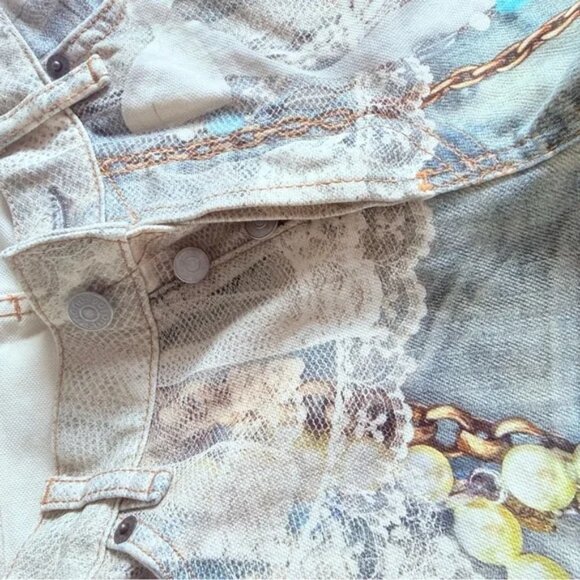 Acne Studio 3D print lace jeans 2006 - Picture 5 of 9